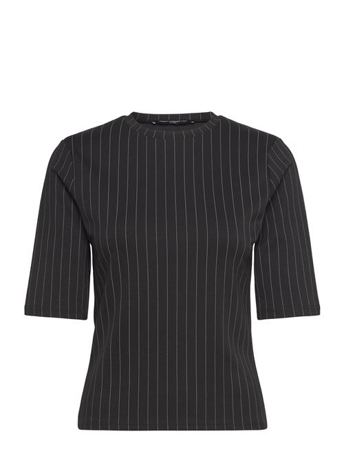 French Connection | Regina Jersey Shoulder Pad Tee | XS