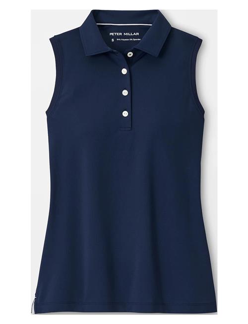 Peter Millar | Banded Sport Mesh Sleeveless Button Polo | M