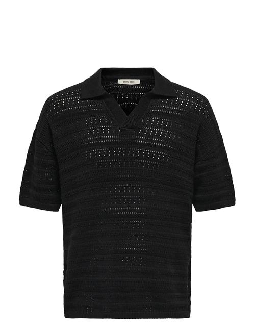 ONLY & SONS | Onsgrayson Ds 5 Chochet Polo Knit Noos | XS