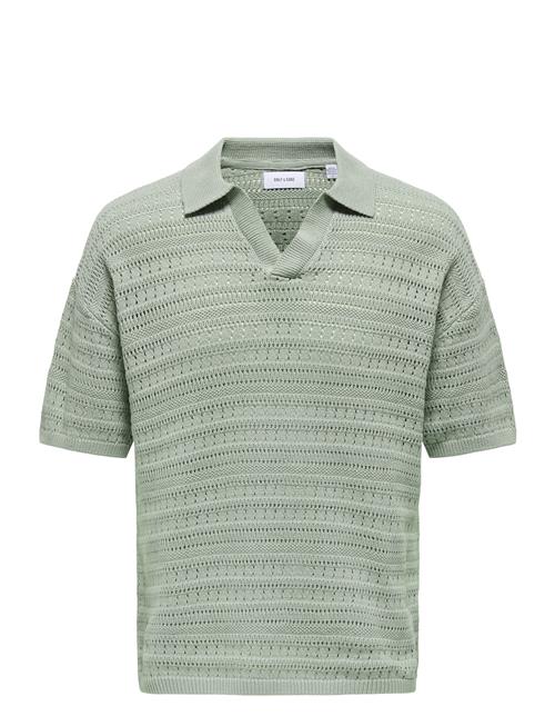 ONLY & SONS | Onsgrayson Ds 5 Chochet Polo Knit Noos | XS