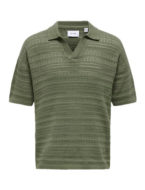 ONLY & SONS | Onsgrayson Ds 5 Chochet Polo Knit Noos | XS
