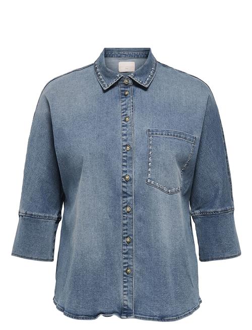 ONLY Carmakoma | Cargrace 3/4 Stud Dnm Shirt Gua | 42