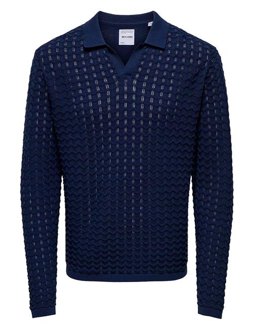 ONLY & SONS | Onsantonio Ls 12 Resort Crochet Polo | XXL