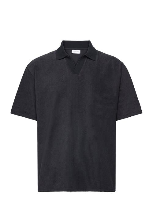 Lindbergh | V-Neck Jacquard Polo S/S | XXL