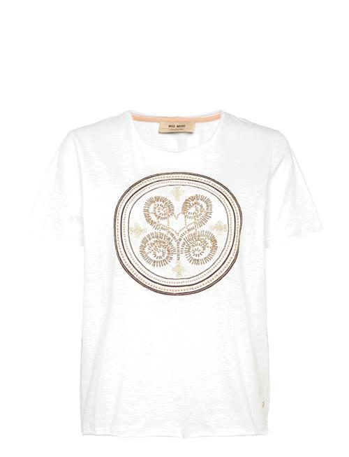 MOS MOSH | Mmzano O-Ss Embroidery Tee | XS