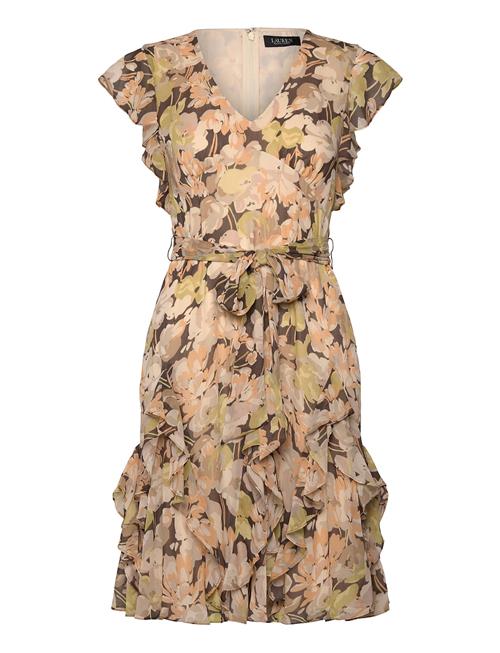 Lauren Ralph Lauren | Floral Ruffle-Trim Georgette Dress | 42