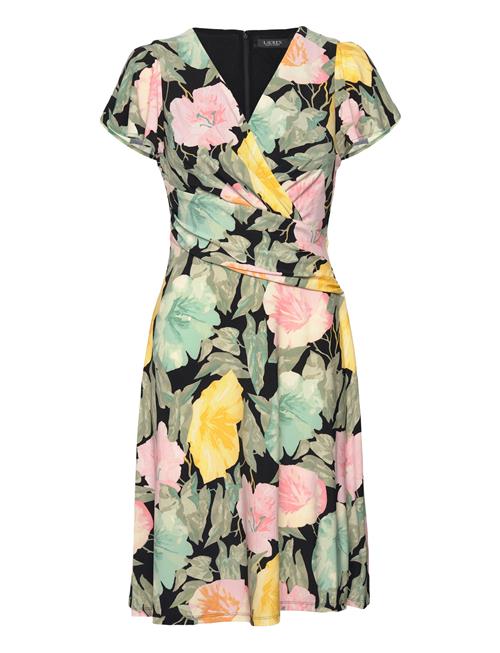 Lauren Ralph Lauren | Floral Stretch Jersey Surplice Dress | 36