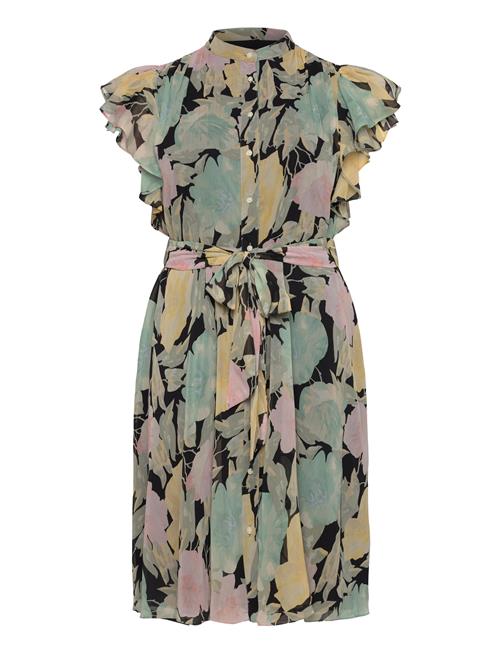 Lauren Women | Floral Belted Georgette Shirtdress | 52