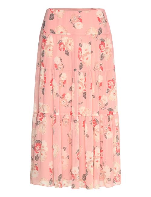 Lauren Ralph Lauren | Floral Crinkle Georgette Tiered Skirt | 42