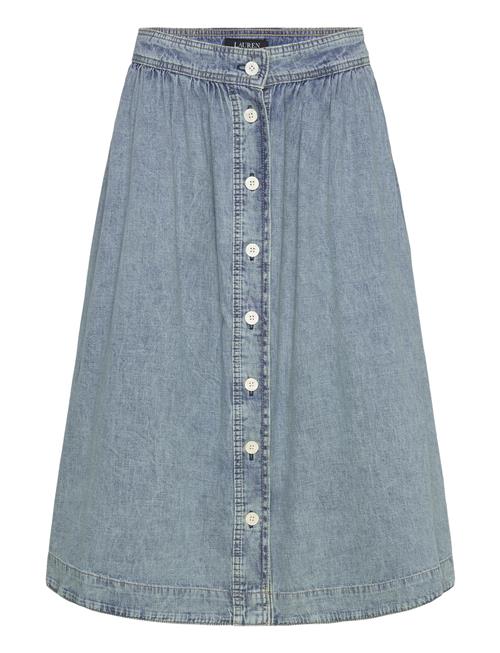 Lauren Ralph Lauren | Button-Front Denim Skirt | 36