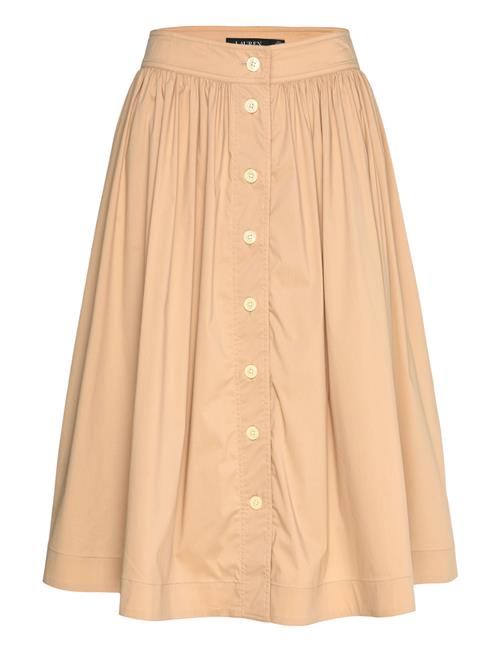 Lauren Ralph Lauren | Button-Front Cotton-Blend Skirt | 40