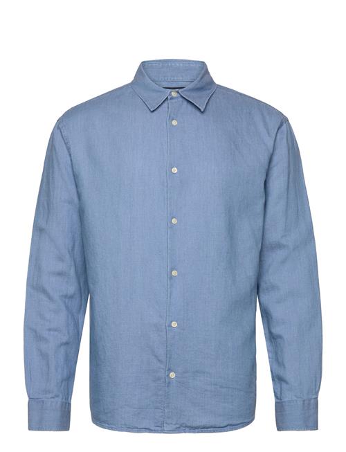 Lexington Clothing | Loose Indigo Linen/Tencel Shirt | XL