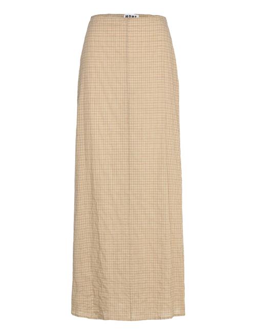 Hope | Read Skirt Beige Check Voile | 42
