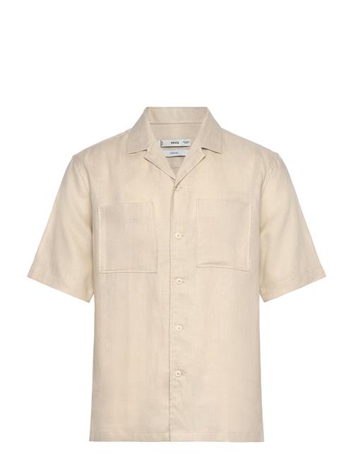 Mango | 100 Linen Bowling-Collar Shirt | XS
