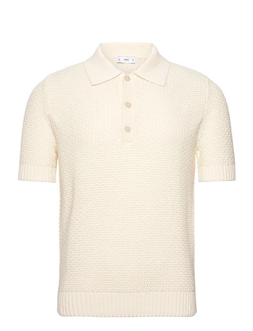 Mango | Openwork Cotton Knitte Polo Shirt | S