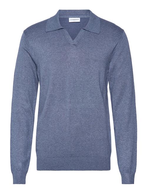 Lindbergh | Ecovero L/S V-Neck Polo | L