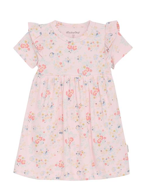 Minymo | Dress Ss Aop Rib | 86