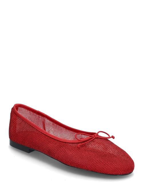 Mango | Mesh Ballerina Flats With Bow | 39