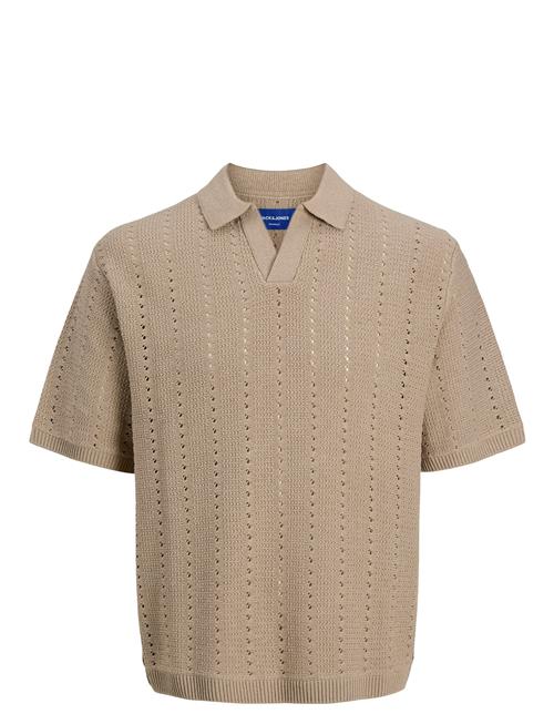 Jack & Jones | Jorparos Knit Easter Ss Crochet Polo Jnr | 176