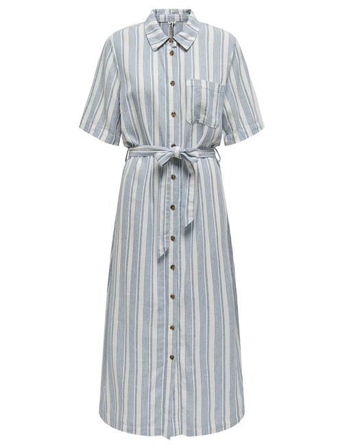ONLY | Onlcaro S/S Linen Bl Belt Dress Cc Pnt | XS