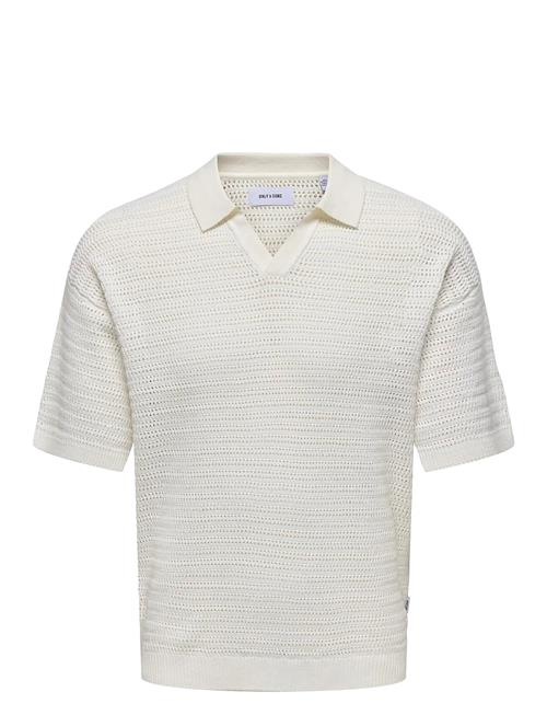 ONLY & SONS | Onsthiago Ds 7 Ss Resort Crochet Polo | XS