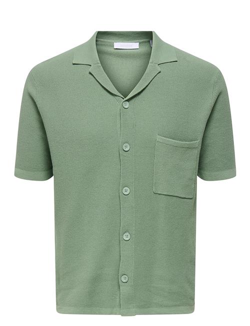 ONLY & SONS | Onstony Reg 12 Ss Waffle Shirt Knit | XS