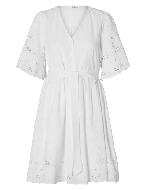 Selected | Slfdahlia Ss Short Broderi Dress Noos | 40