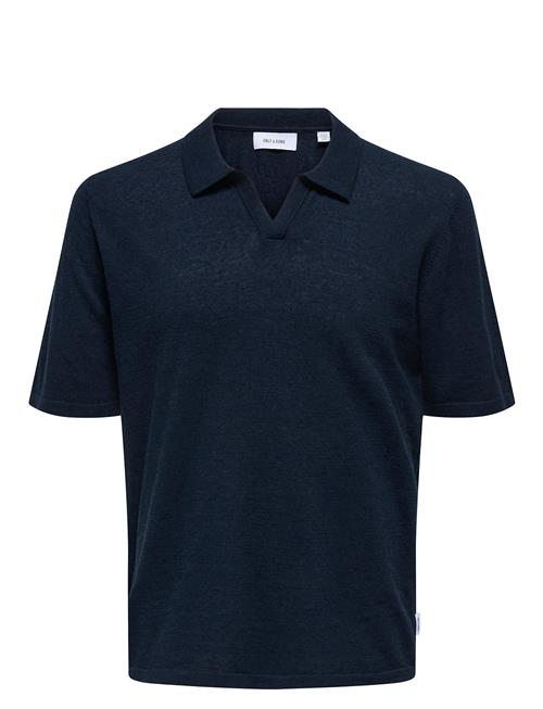 ONLY & SONS | Onsgeorge Reg 12 Linen Ss Polo Knit | S