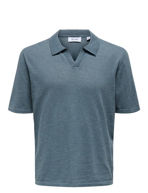ONLY & SONS | Onsgeorge Reg 12 Linen Ss Polo Knit | S