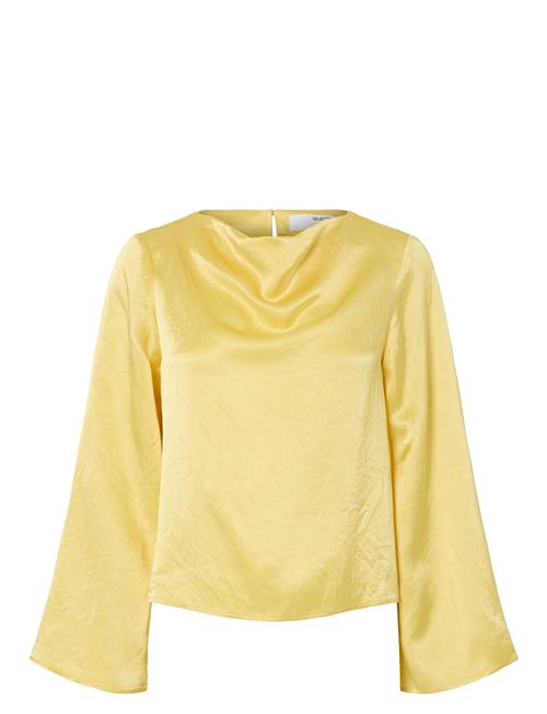 Selected | Slfselene Ls Draped Neckline Top B | 36