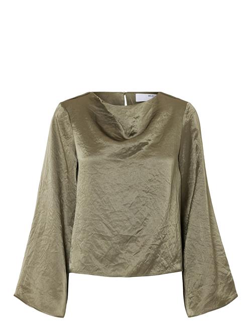 Selected | Slfselene Ls Draped Neckline Top B | 40