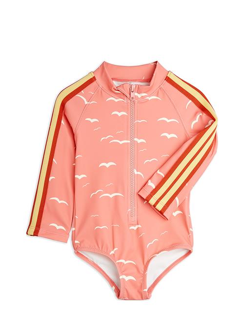Mini Rodini | Seagull Aop Ls Swimsuit | 80/86