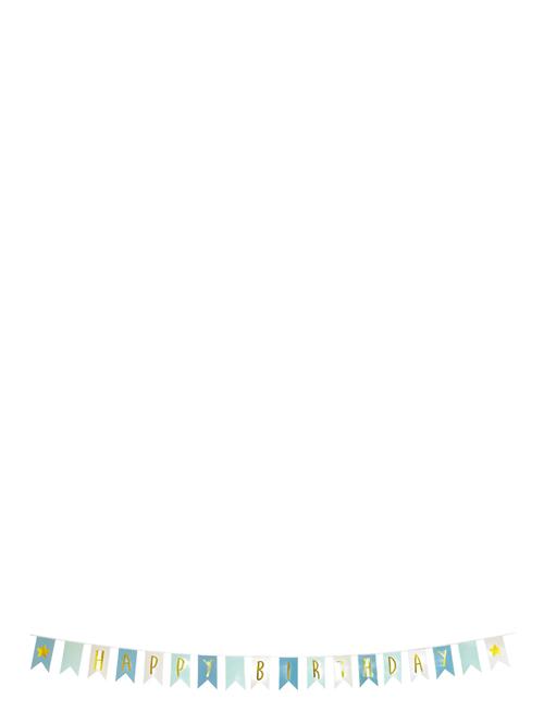 JaBaDaBaDo | Vimpel Happy Birthday Blå | ONE SIZE