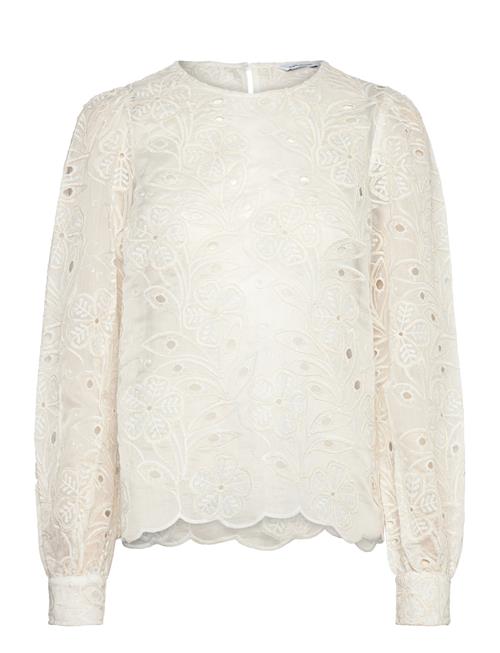 Bubbleroom | Puff Sleeve Embroidered Blouse | S