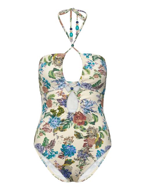 Malina | Idalia Bandeau Cut Out Swimsuit | L