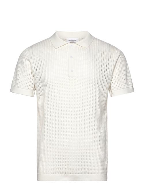 Lindbergh | Crochet Knitted S/S V-Neck Polo | XL