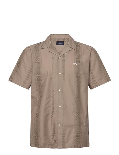 Lindbergh | Dobby Stripe S/S Resort Shirt | L