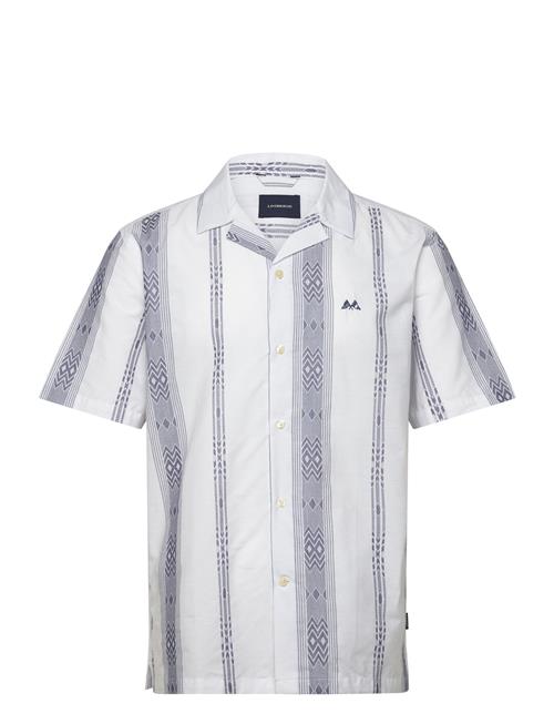 Lindbergh | Dobby Stripe S/S Resort Shirt | M