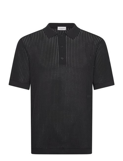 Lindbergh | Crochet Knitted S/S Polo | XL