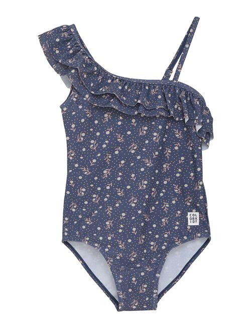 Color Kids | Swimsuit 1 Shoulder Frill, Aop | 116
