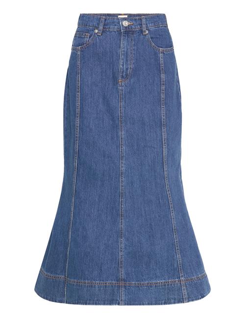 French Connection | Denver Denim Flare Midi Skirt | 40