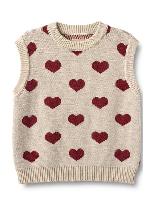 Wheat | Jacquard Vest Gaby | 152