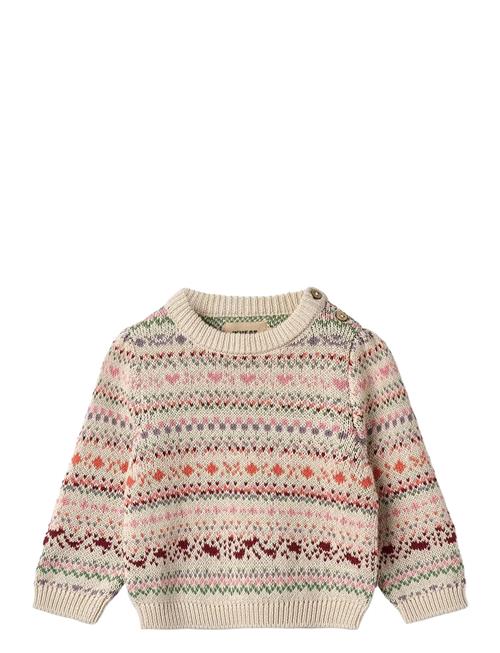Wheat | Jacquard Pullover Olga | 80