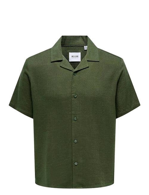 ONLY & SONS | Onskari Resort Ss Shirt Visc Lin 0075 Cs | XS