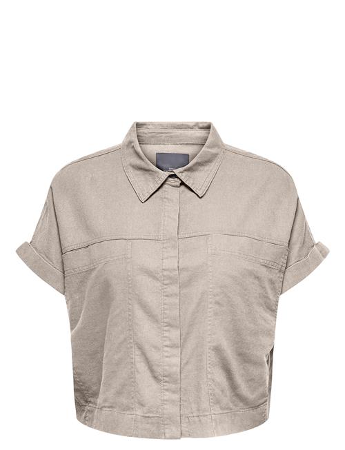 ONLY Carmakoma | Carcaro S/S Linen Bl Boxy Shirt | 44