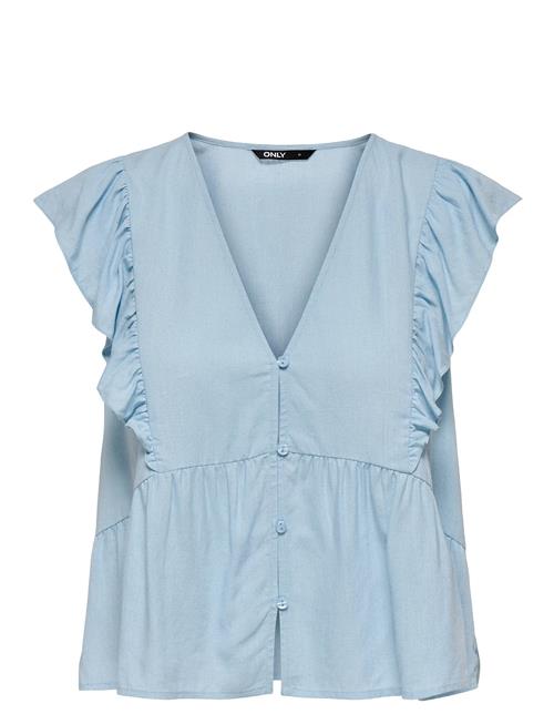 ONLY | Onlrian Flonce S/S Top Wvn | M