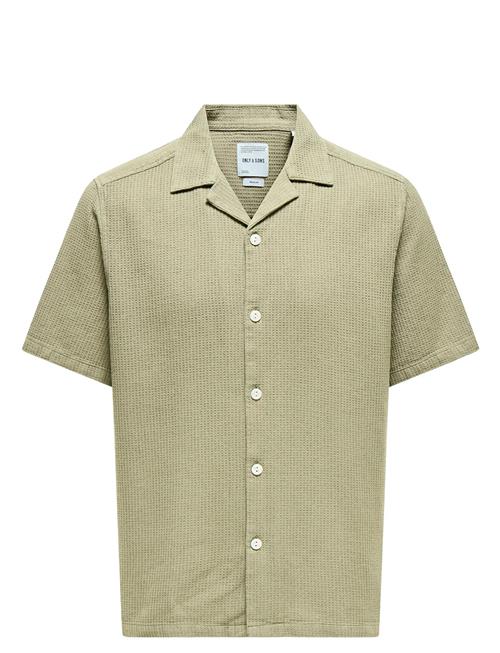 ONLY & SONS | Onsbertil Waffle Ss Resort Shirt | XS