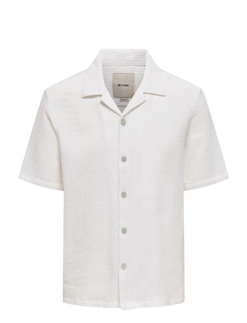 ONLY & SONS | Onsbertil Waffle Ss Resort Shirt | L