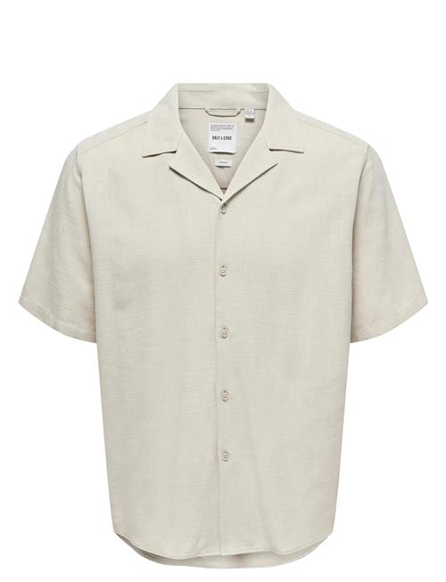 ONLY & SONS | Onsjannick Structure Ss Resort Shirt | L