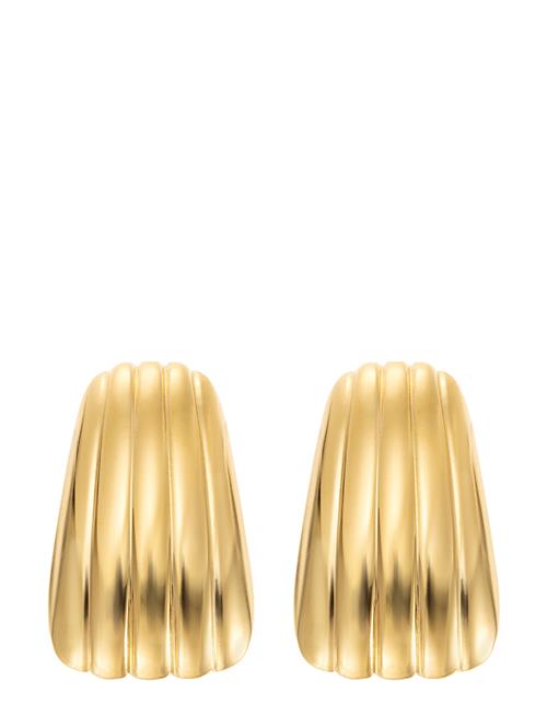 By Jolima | Rimini Earring Large Gold | ONE SIZE
